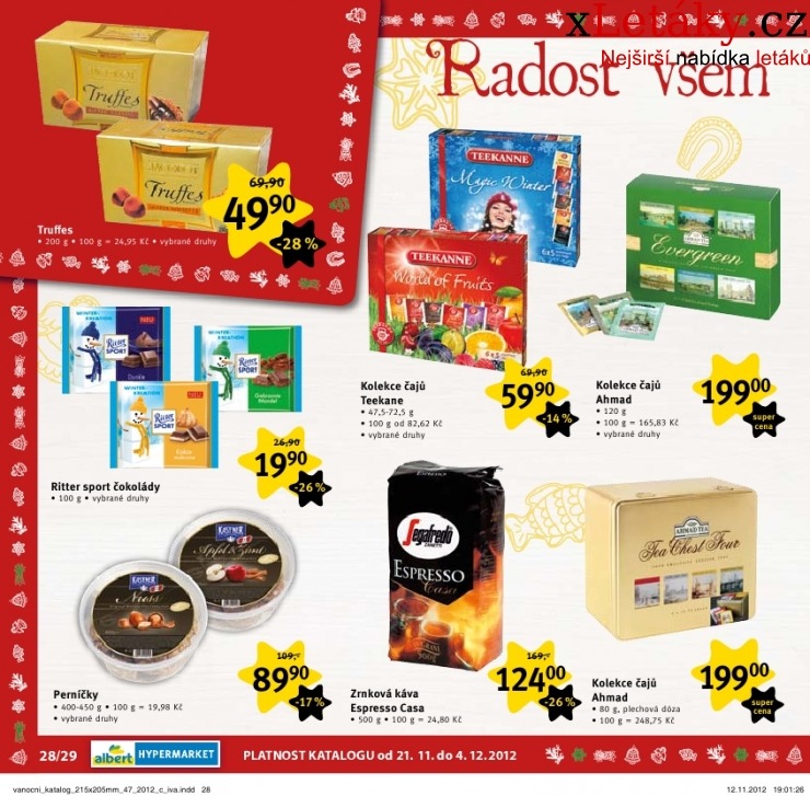leták Albert Hypermarket - Vánoce leták strana 1 leták Albert Hypermarket - Vánoce leták strana 1