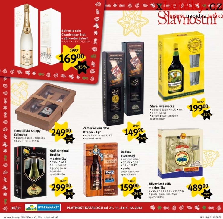 leták Albert Hypermarket - Vánoce leták strana 1 leták Albert Hypermarket - Vánoce leták strana 1