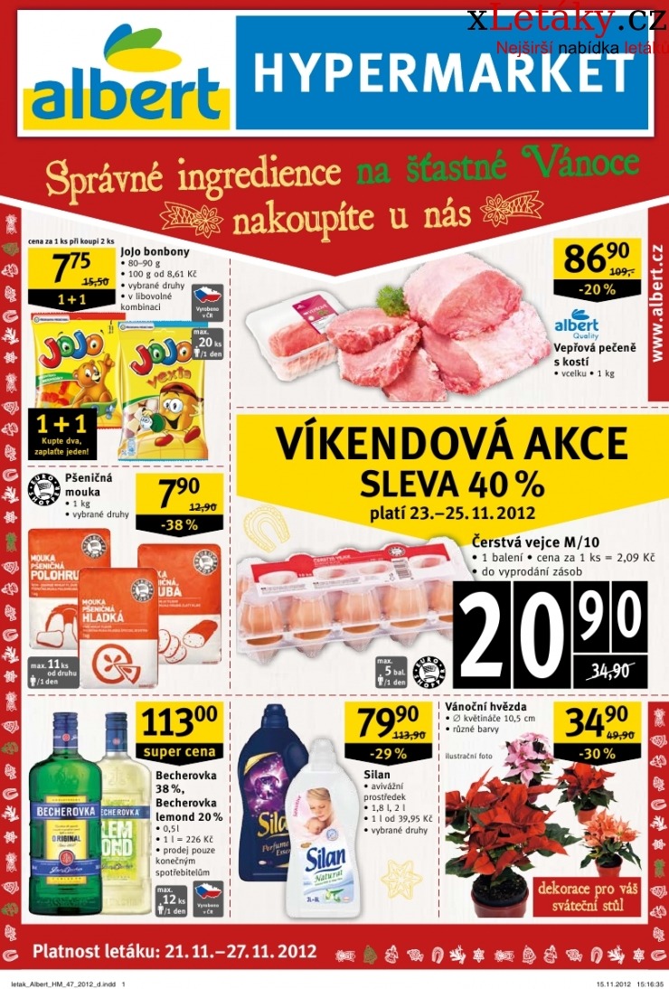 leták Albert Hypermarket akční leták strana 1 leták Albert Hypermarket akční leták strana 1
