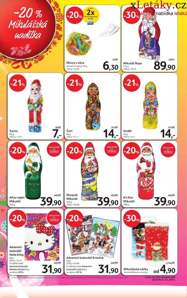 leták Tesco - malý hypermarket leták strana 1 leták Tesco - malý hypermarket leták strana 1
