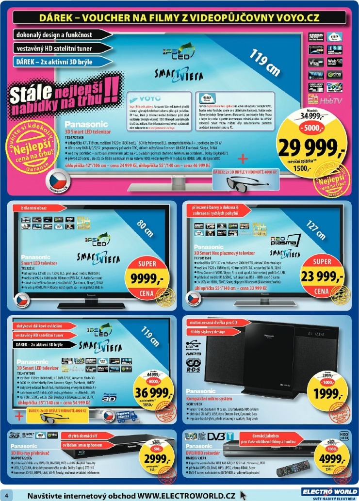 leták Electro World strana 1 leták Electro World strana 1