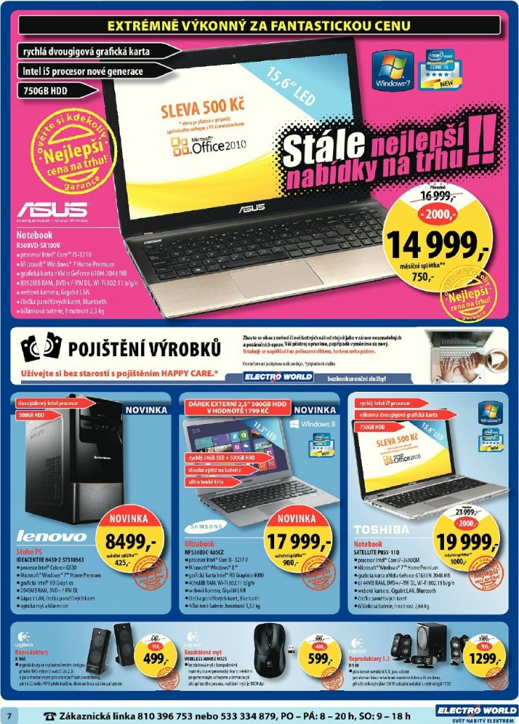 leták Electro World strana 1 leták Electro World strana 1