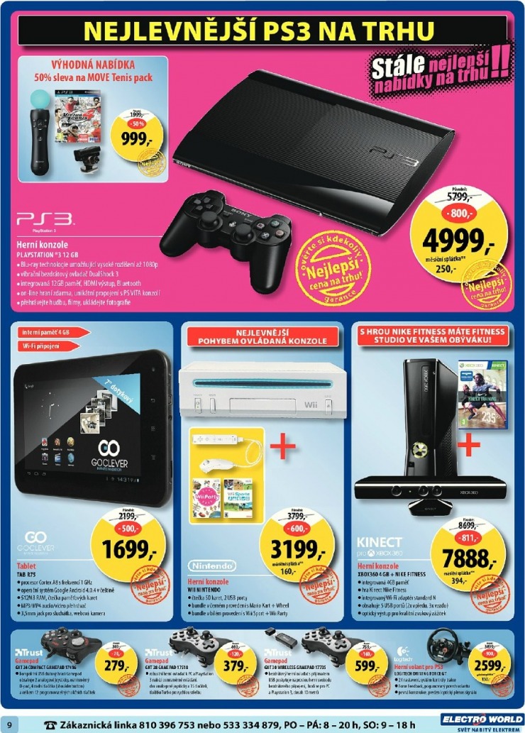 leták Electro World strana 1 leták Electro World strana 1