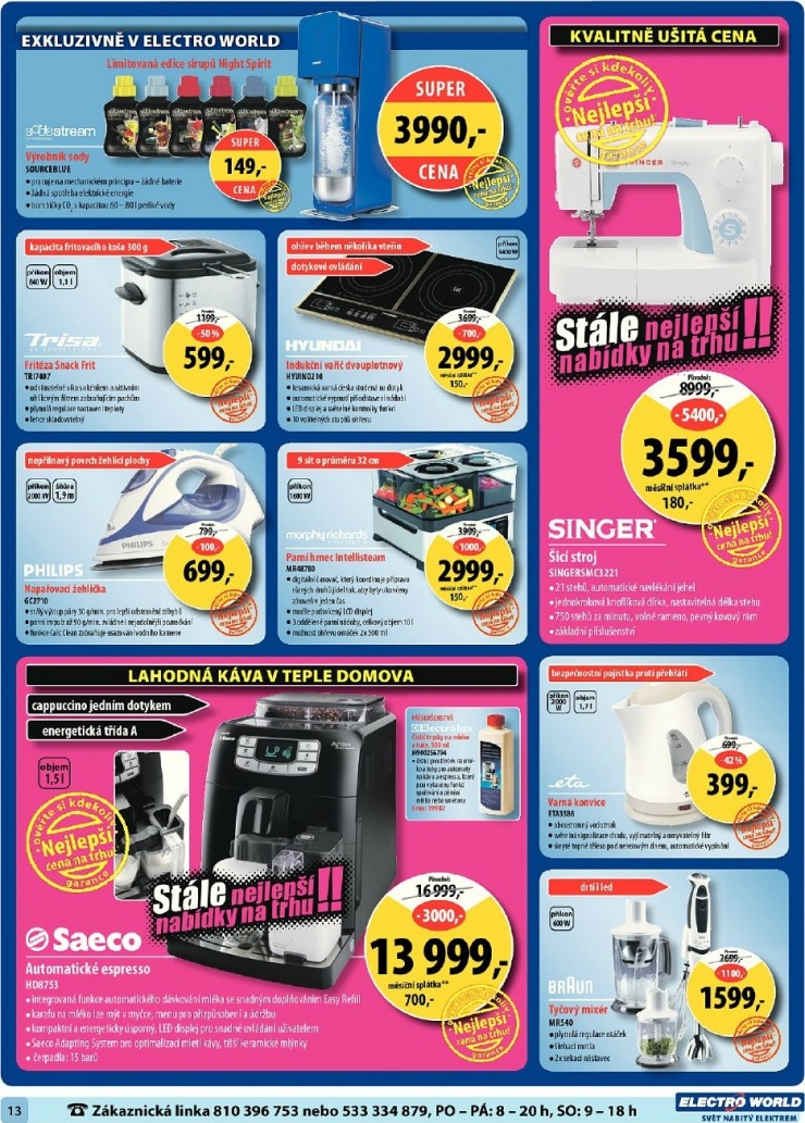 leták Electro World strana 1 leták Electro World strana 1
