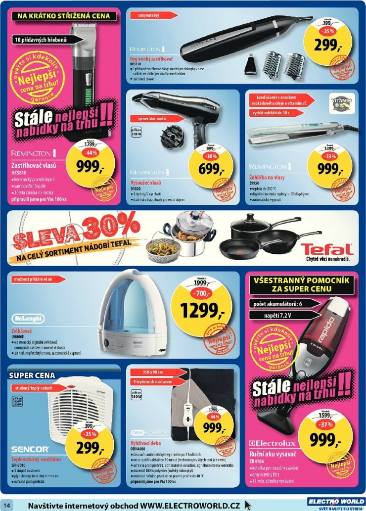 leták Electro World strana 1 leták Electro World strana 1