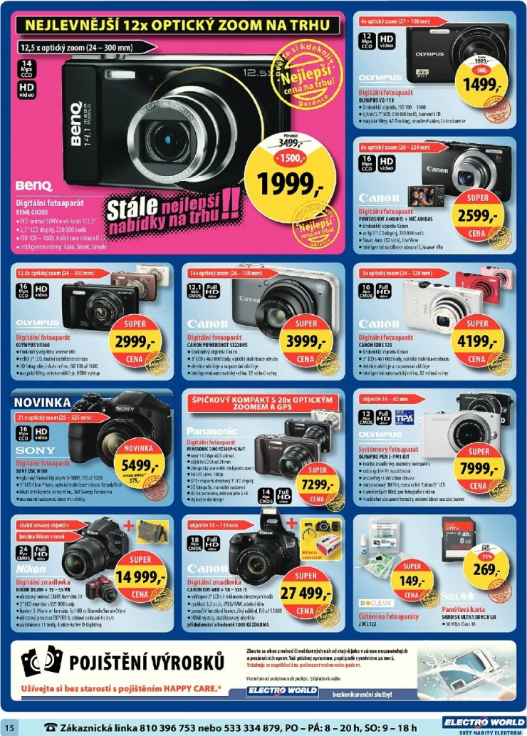 leták Electro World strana 1 leták Electro World strana 1