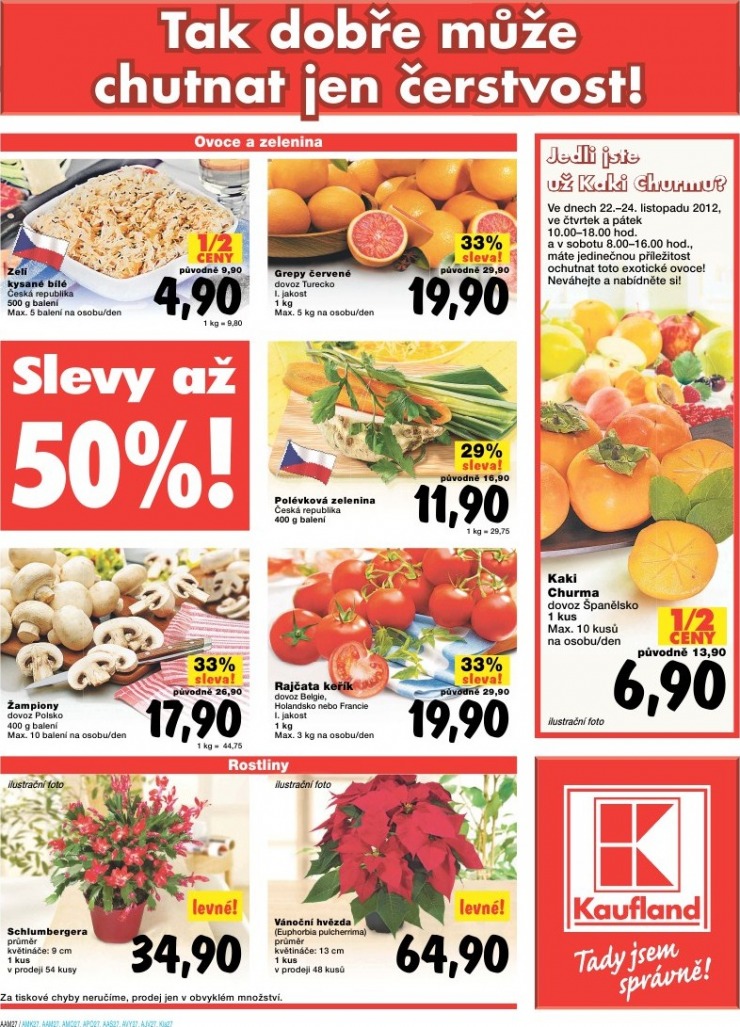 leták Kaufland strana 1 leták Kaufland strana 1