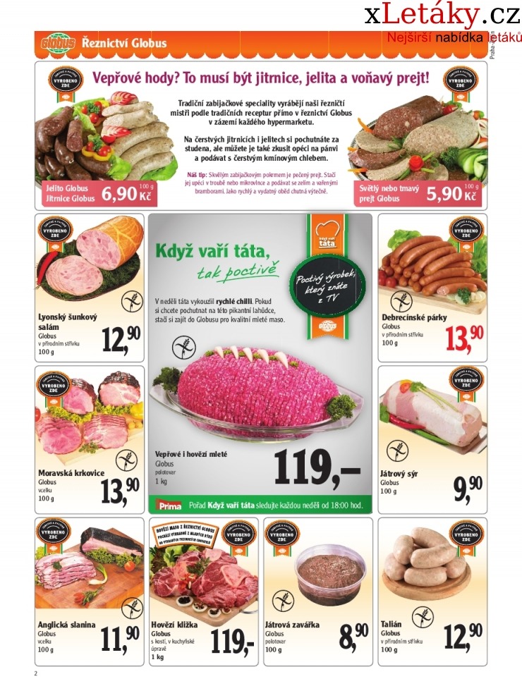 leták Globus leták strana 1 leták Globus leták strana 1