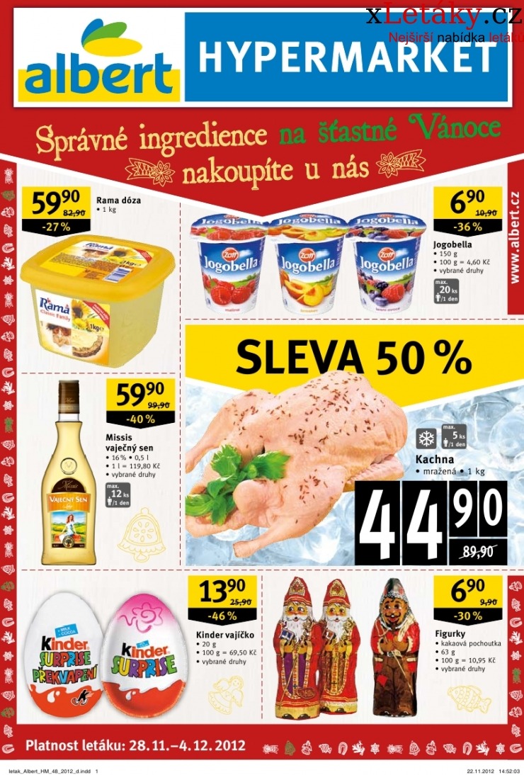 leták Albert Hypermarket akční leták strana 1 leták Albert Hypermarket akční leták strana 1