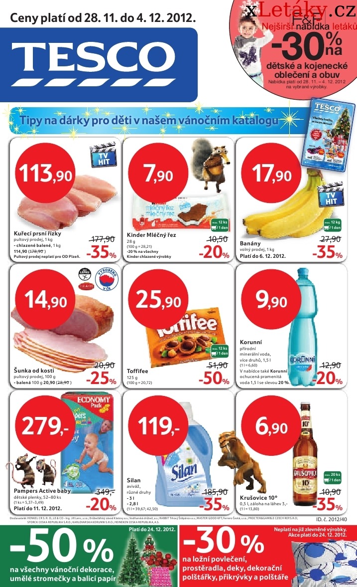 letk Tesco aktuln letk strana 1
