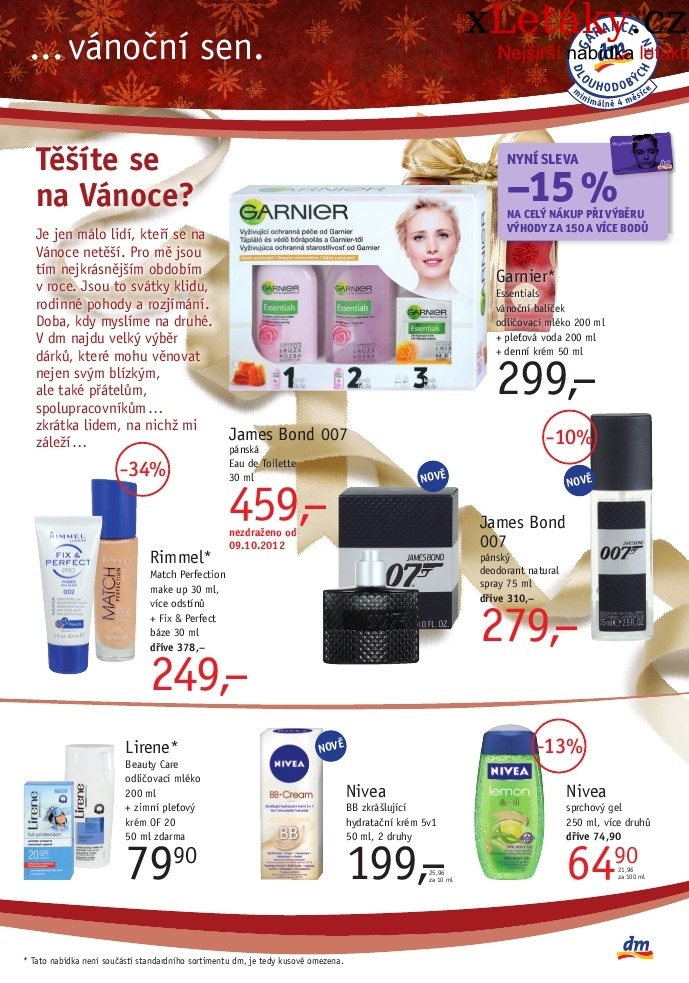 leták Dm drogerie leták strana 1 leták Dm drogerie leták strana 1