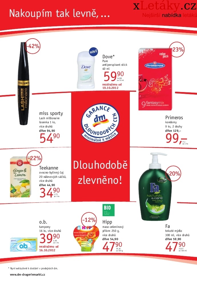 leták Dm drogerie leták strana 1 leták Dm drogerie leták strana 1