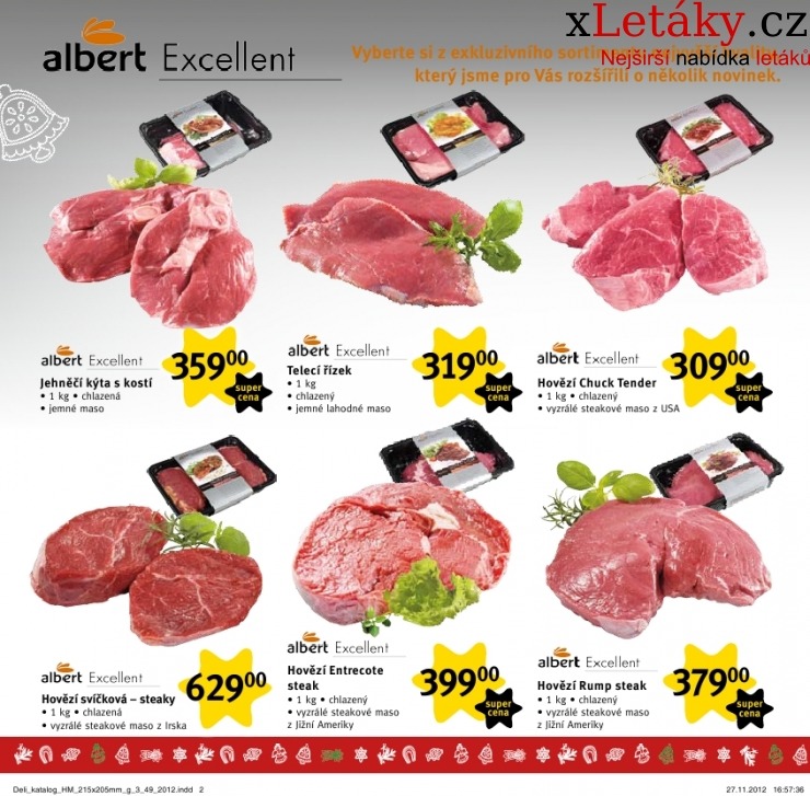 leták Albert Hypermarket - delikatesy leták strana 1 leták Albert Hypermarket - delikatesy leták strana 1