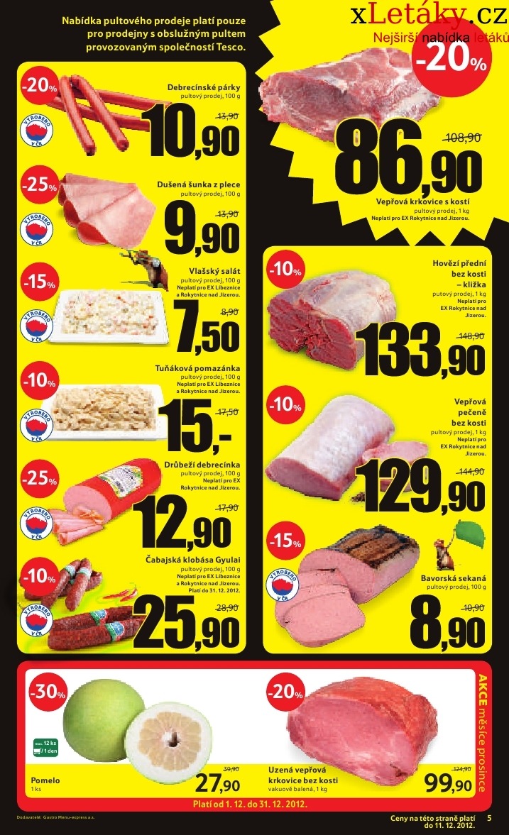 leták Tesco - expres aktuální leták strana 1 leták Tesco - expres aktuální leták strana 1