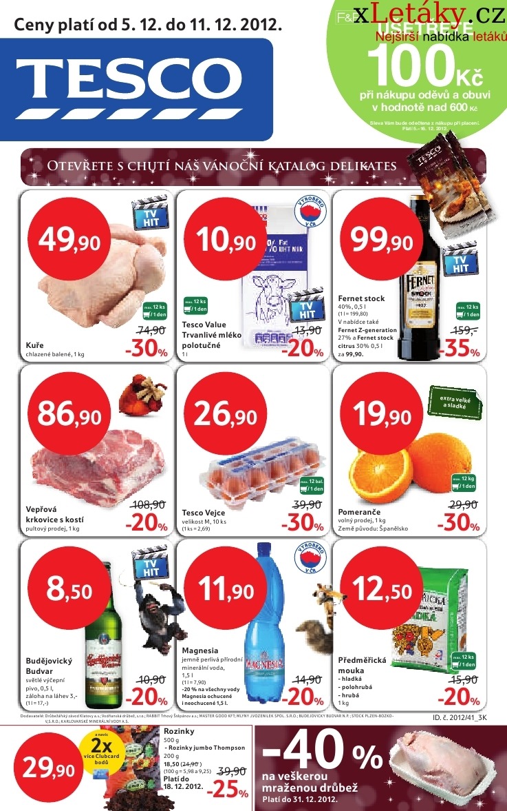 letk Tesco aktuln letk strana 1