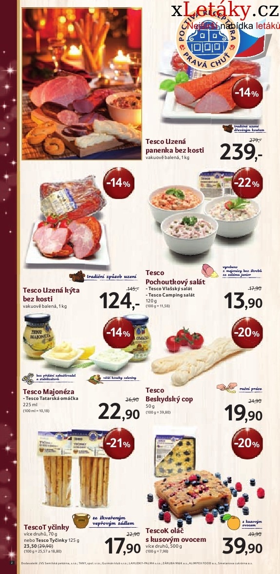 leták Tesco - delikatesy leták strana 1 leták Tesco - delikatesy leták strana 1