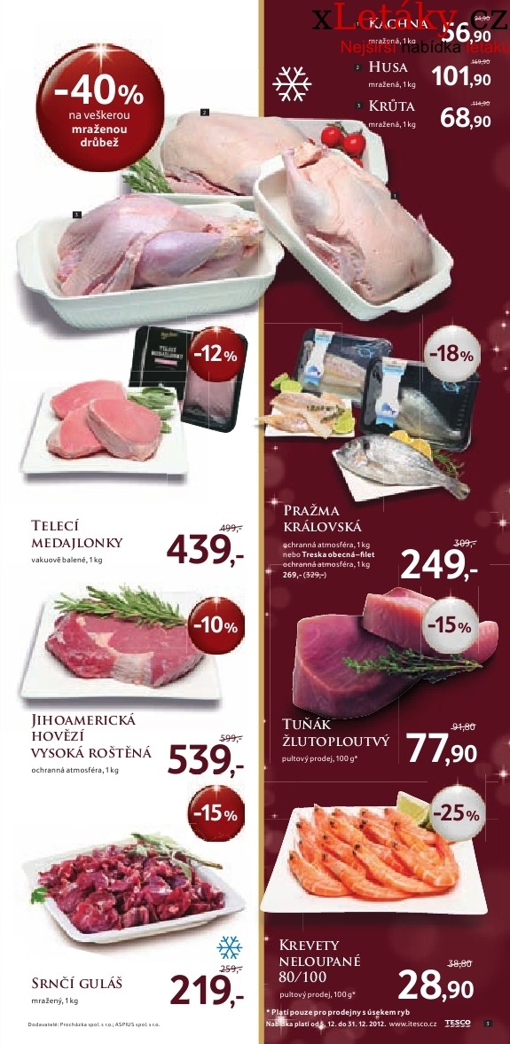 leták Tesco - delikatesy leták strana 1 leták Tesco - delikatesy leták strana 1