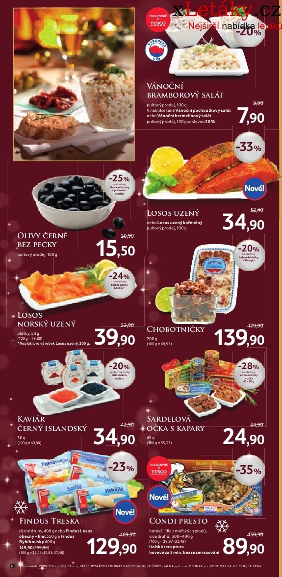 leták Tesco - delikatesy leták strana 1 leták Tesco - delikatesy leták strana 1