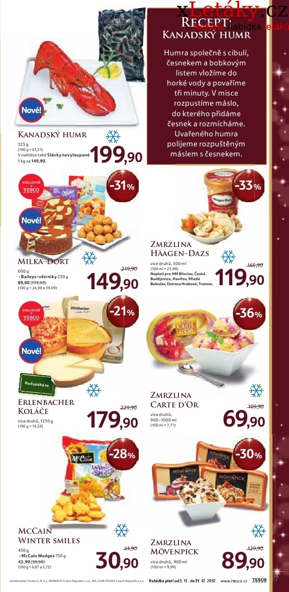 leták Tesco - delikatesy leták strana 1 leták Tesco - delikatesy leták strana 1