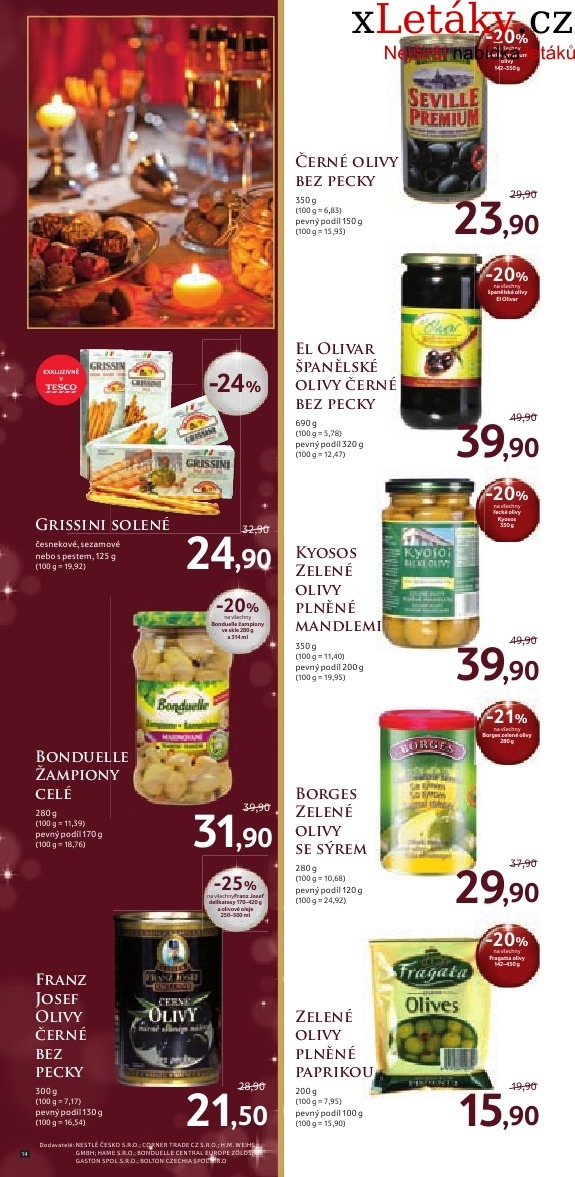leták Tesco - delikatesy leták strana 1 leták Tesco - delikatesy leták strana 1