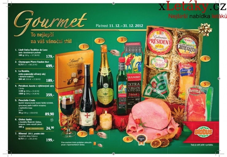 leták Globus - Gourment leták strana 1 leták Globus - Gourment leták strana 1