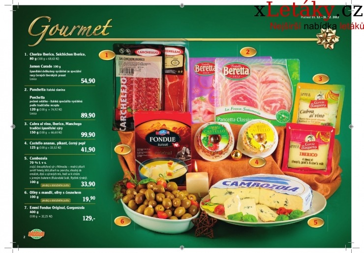 leták Globus - Gourment leták strana 1 leták Globus - Gourment leták strana 1
