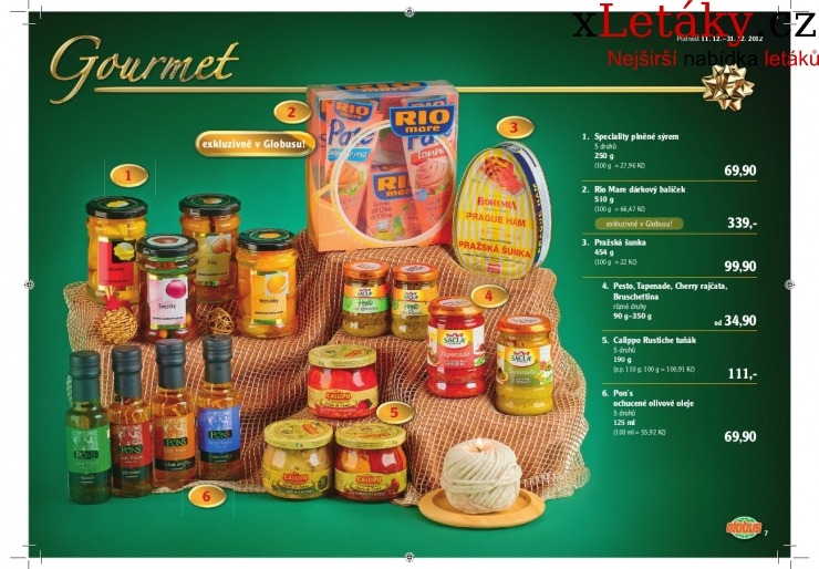 leták Globus - Gourment leták strana 1 leták Globus - Gourment leták strana 1