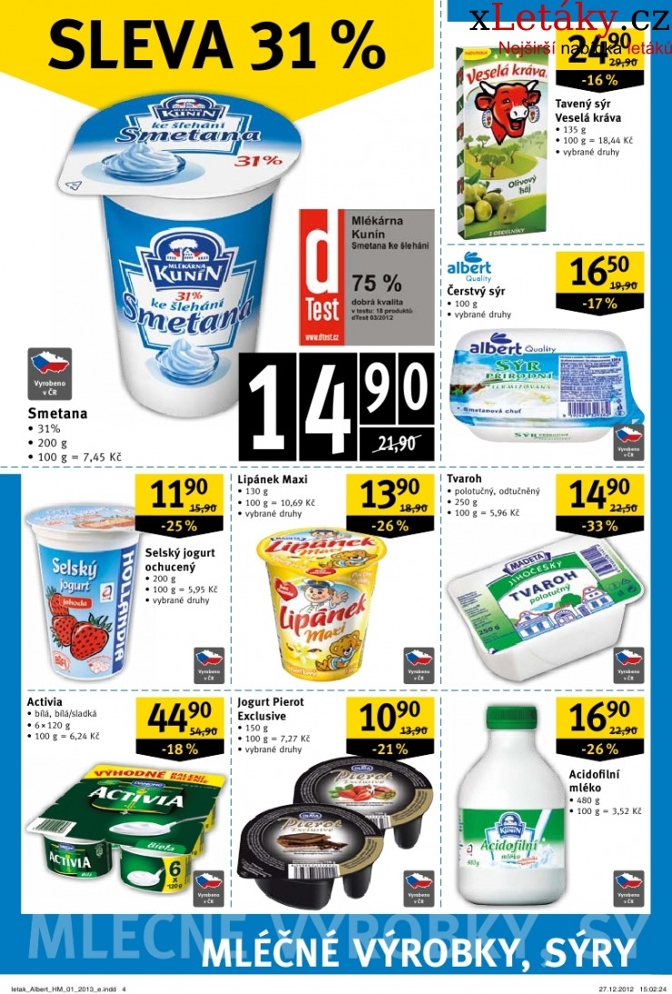 leták Albert Hypermarket akční leták strana 1 leták Albert Hypermarket akční leták strana 1