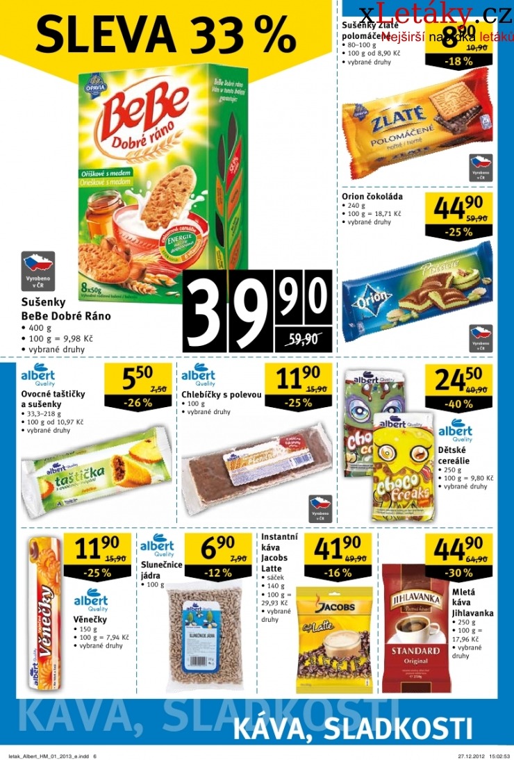 leták Albert Hypermarket akční leták strana 1 leták Albert Hypermarket akční leták strana 1