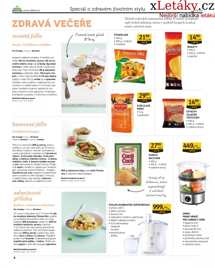 leták Albert Hypermarket - zdraví leták strana 1 leták Albert Hypermarket - zdraví leták strana 1