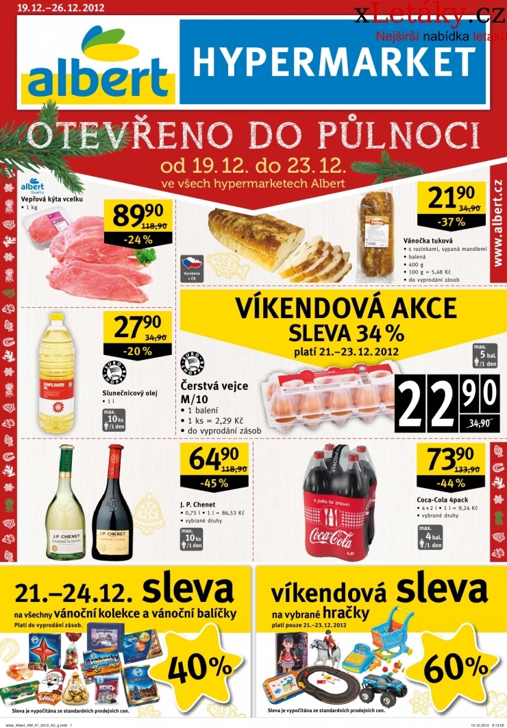 leták Albert Hypermarket akční leták strana 1 leták Albert Hypermarket akční leták strana 1