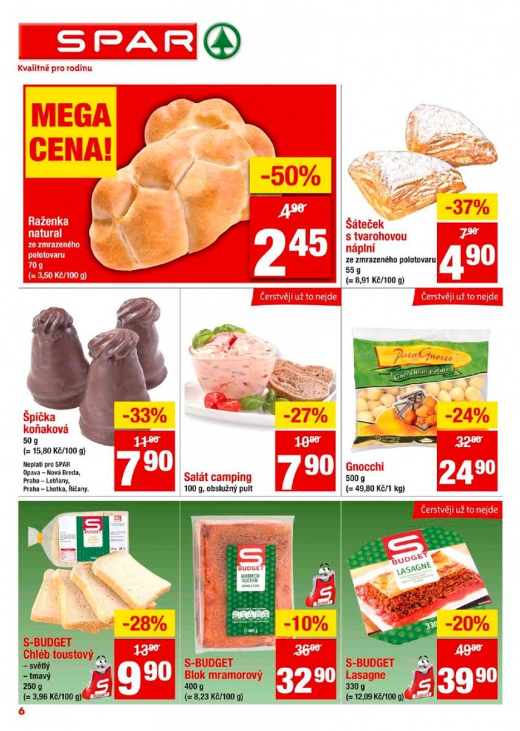 letk Interspar nabdka Spar od 2.1.2013 strana 1