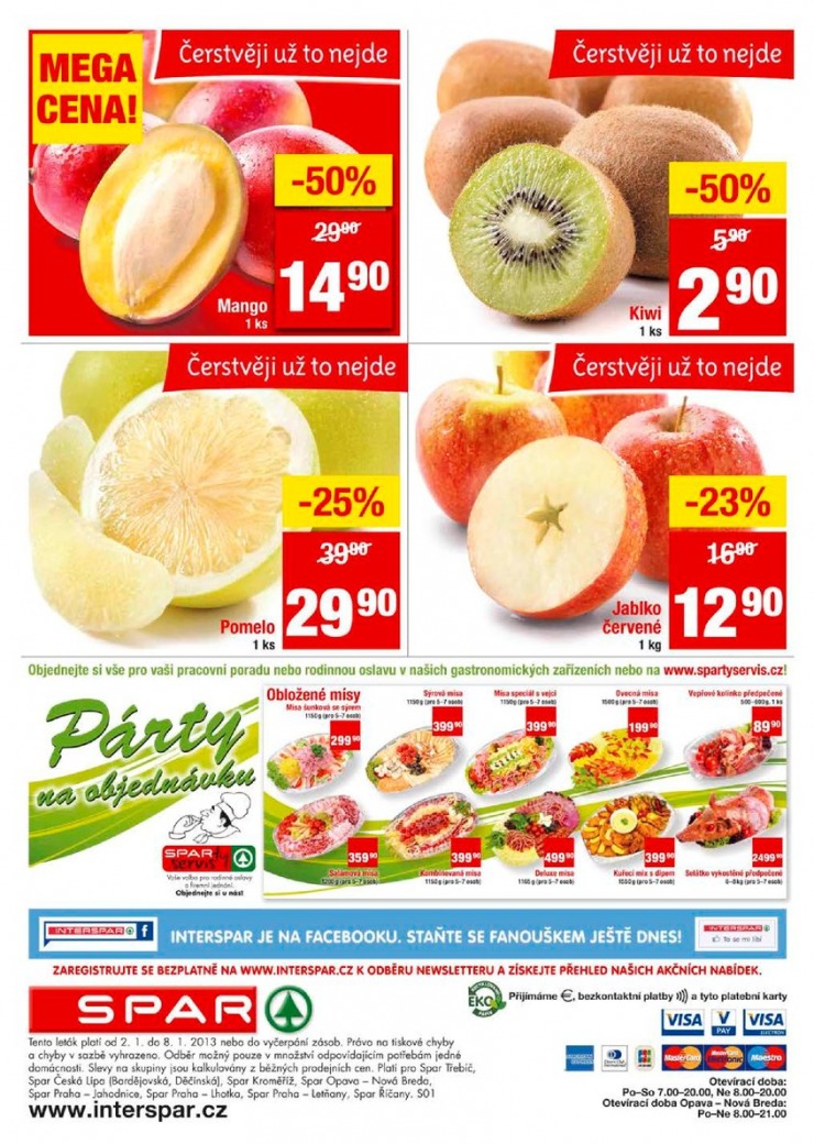 leták Interspar nabídka Spar od 2.1.2013 strana 1 leták Interspar nabídka Spar od 2.1.2013 strana 1