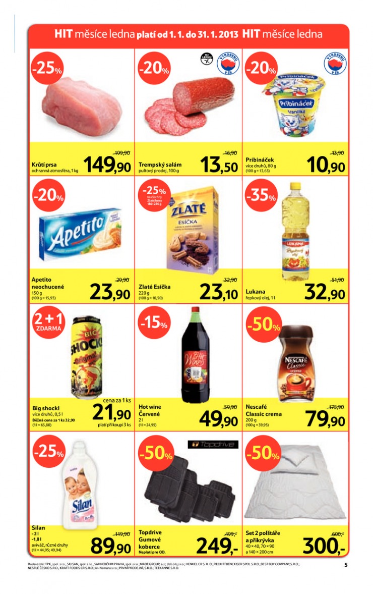 let�k Tesco velk� hypermarkety od 2.1.2013 strana 1