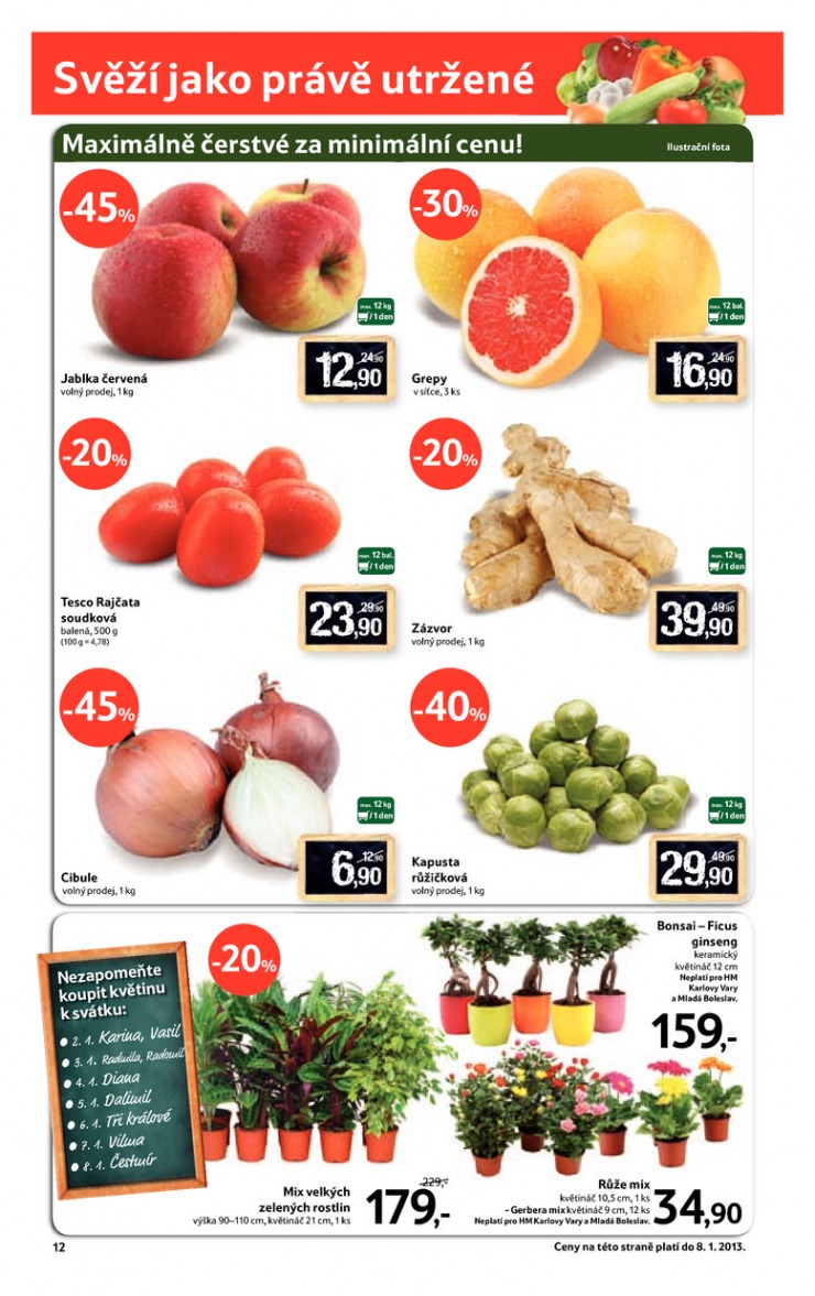 leták Tesco velké hypermarkety od 2.1.2013 strana 1 leták Tesco velké hypermarkety od 2.1.2013 strana 1