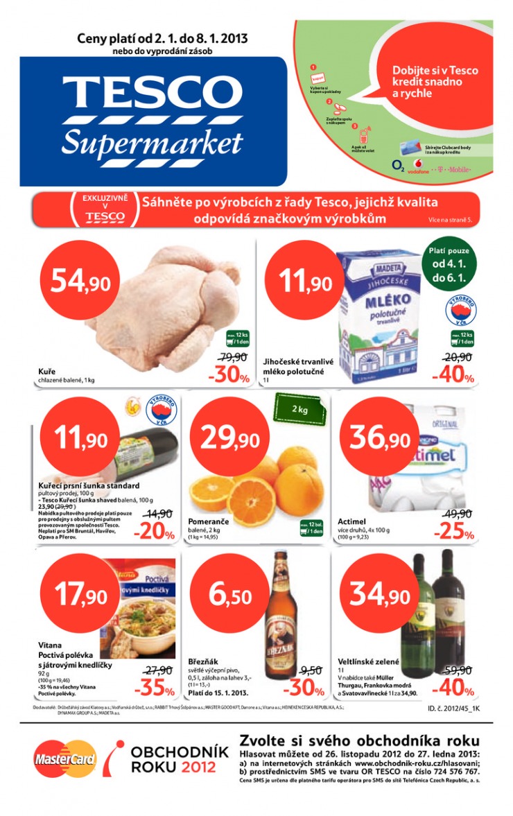 letk Tesco supermarkety od 2.1.2013 strana 1