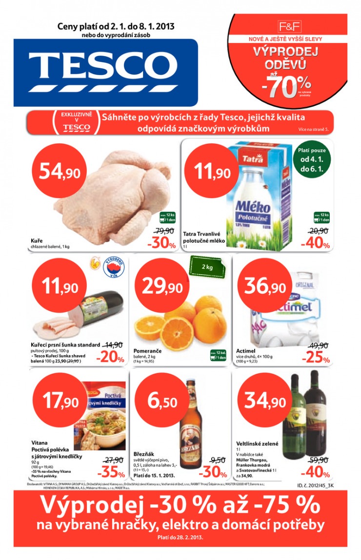 letk Tesco mal hypermarkety od 2.1.2013 strana 1