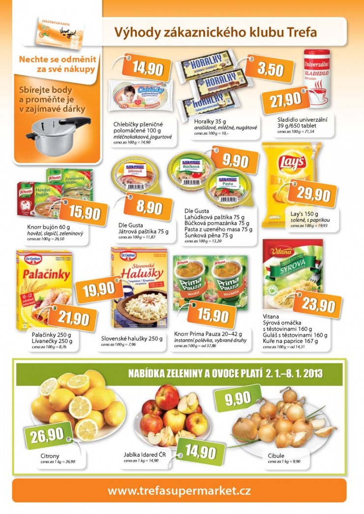 leták COOP Trefa od 2.1.2013 strana 1 leták COOP Trefa od 2.1.2013 strana 1