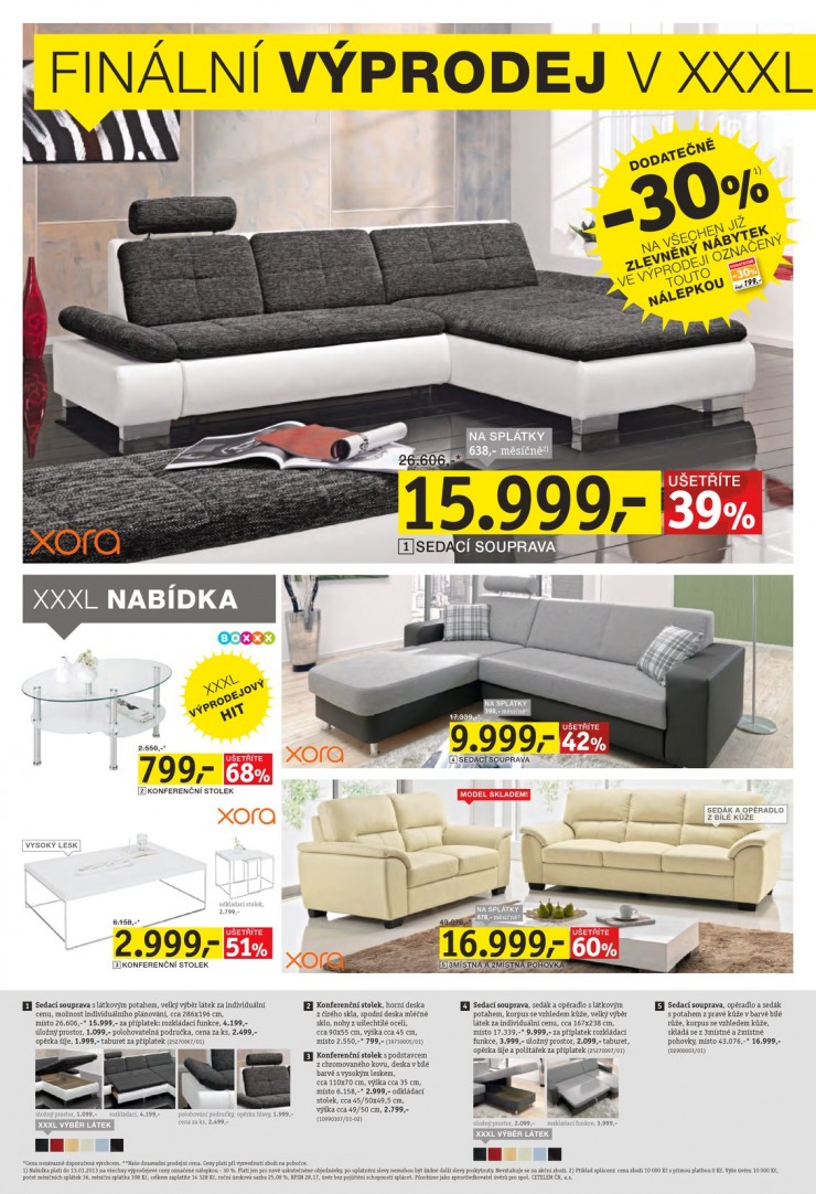 let�k XXXLutz Aktu�ln� prospekt od 31.12.2012 strana 1