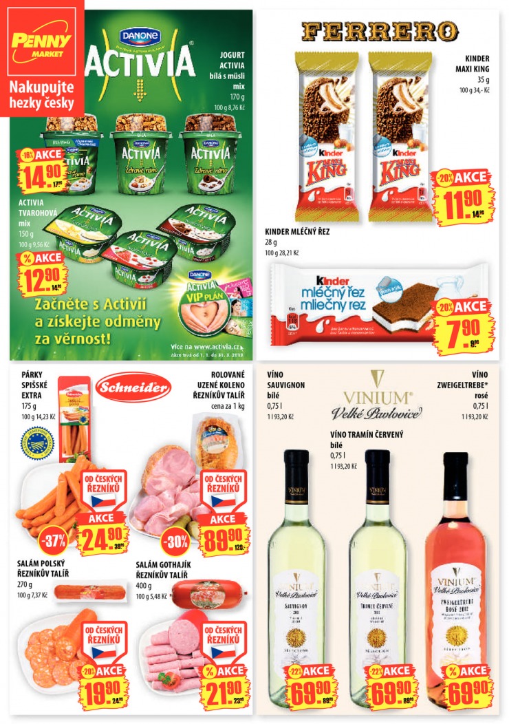 leták Penny Aktuální nabídka od 4.1.2013 strana 1 leták Penny Aktuální nabídka od 4.1.2013 strana 1