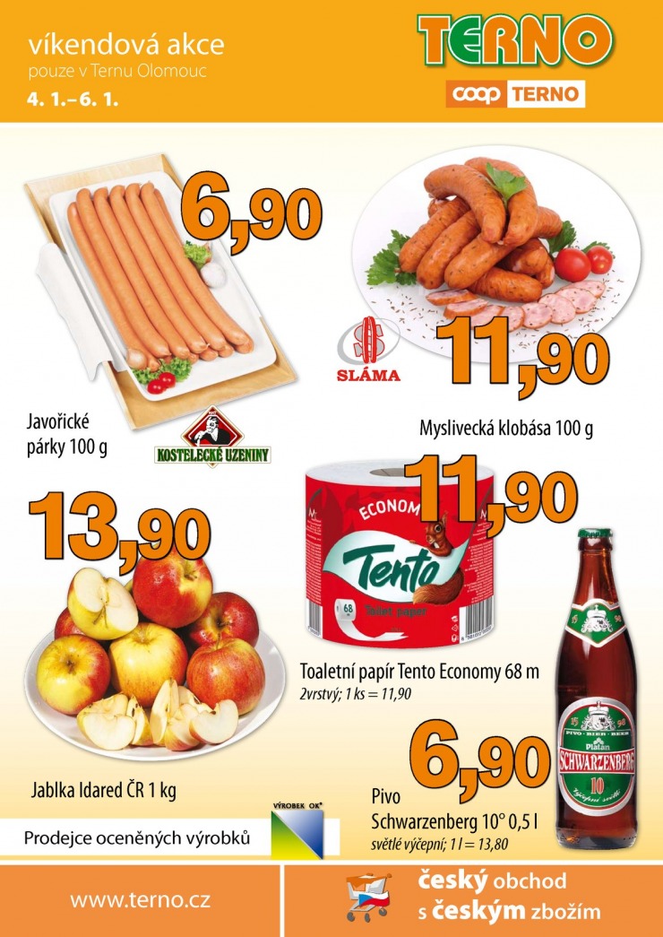 leták COOP Terno víkend od 4.1.2013 strana 1 leták COOP Terno víkend od 4.1.2013 strana 1