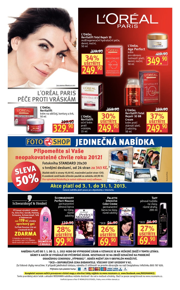 leták Rossmann Leták od 7.1.2013 strana 1 leták Rossmann Leták od 7.1.2013 strana 1