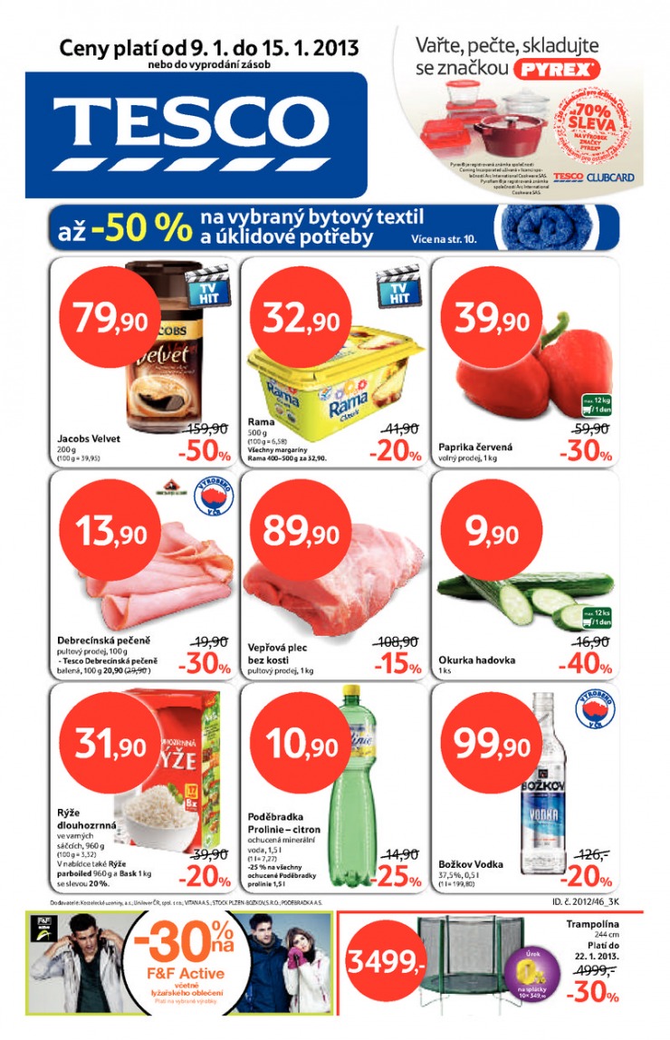 leták Tesco malé hypermarkety od 9.1.2013 strana 1 leták Tesco malé hypermarkety od 9.1.2013 strana 1