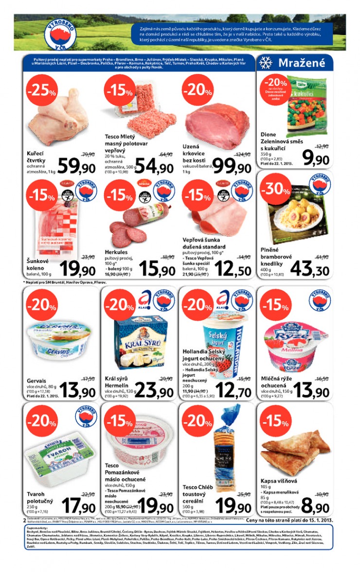 leták Tesco supermarkety od 9.1.2013 strana 1 leták Tesco supermarkety od 9.1.2013 strana 1