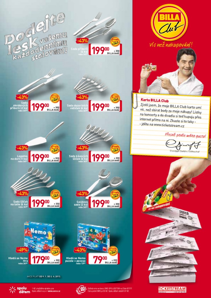 leták Billa velký od 9.1.2013 strana 1 leták Billa velký od 9.1.2013 strana 1