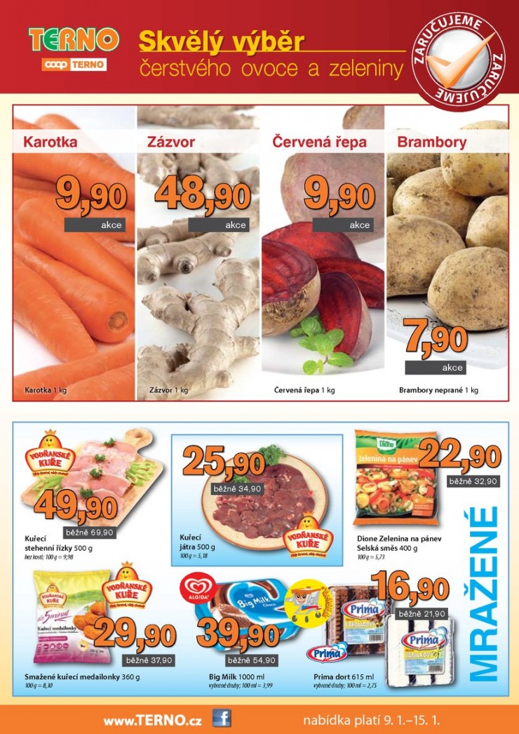 leták COOP Terno od 9.1.2013 strana 1 leták COOP Terno od 9.1.2013 strana 1