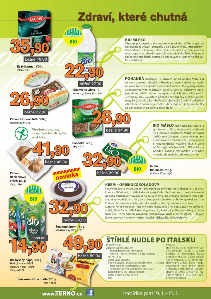 leták COOP Terno od 9.1.2013 strana 1 leták COOP Terno od 9.1.2013 strana 1