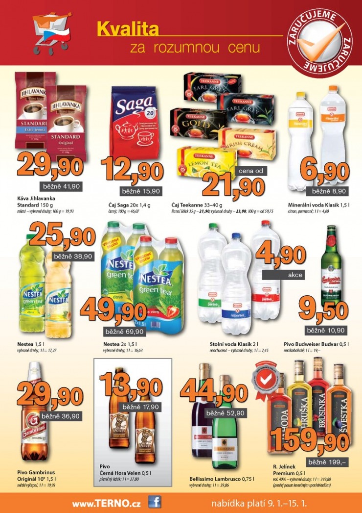 leták COOP Terno od 9.1.2013 strana 1 leták COOP Terno od 9.1.2013 strana 1