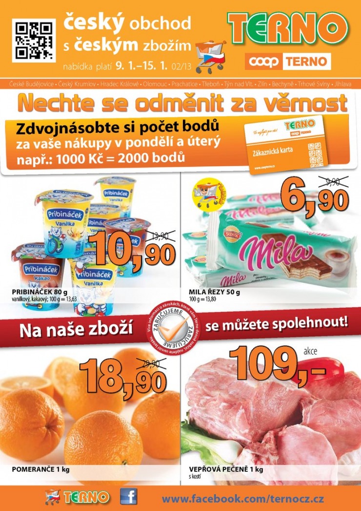 leták COOP Terno od 9.1.2013 strana 1 leták COOP Terno od 9.1.2013 strana 1