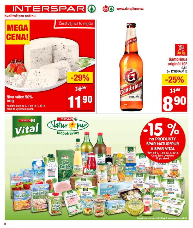 leták Interspar Akční nabídka od 9.1.2013 strana 1 leták Interspar Akční nabídka od 9.1.2013 strana 1